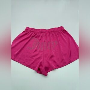 JUICY Couture Y2K Women’s Bling Sequin Lounge Comfy Sexy Sleep Short Sz Large